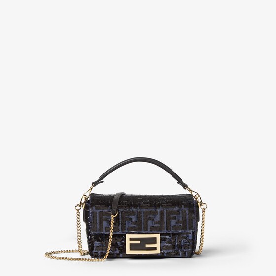 Fendi Small-size iconic Baguette® bag, embroidered all-over