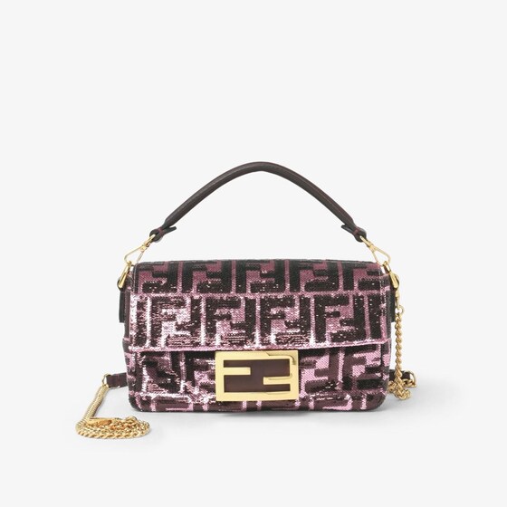 Fendi Baguette Mini In Pink