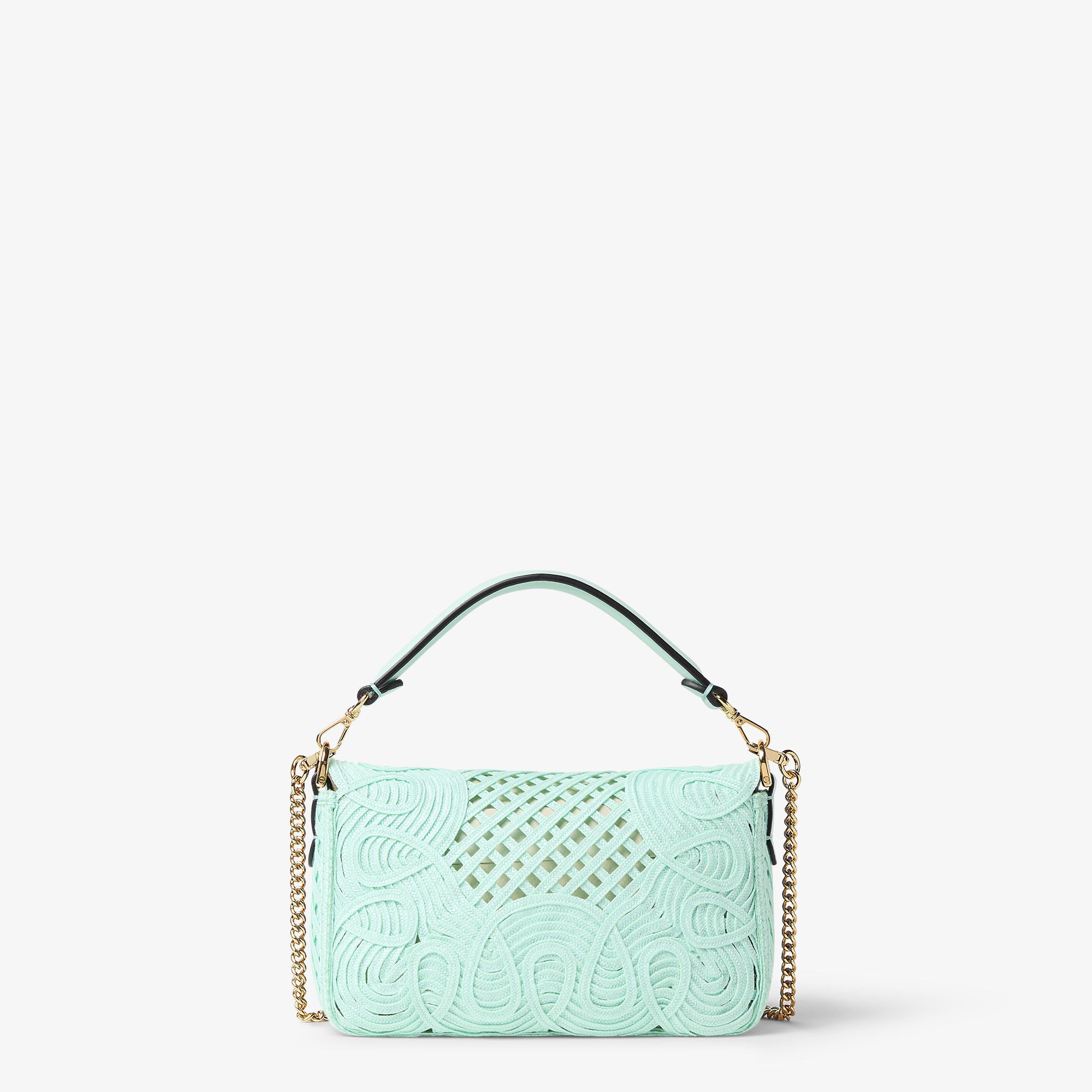 バゲット® ミニ ファブリック グリーン | Fendi