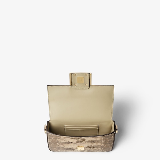 Fendi Iconic mini Baguette® bag made of exquisite beige agate | Thumbnail 4