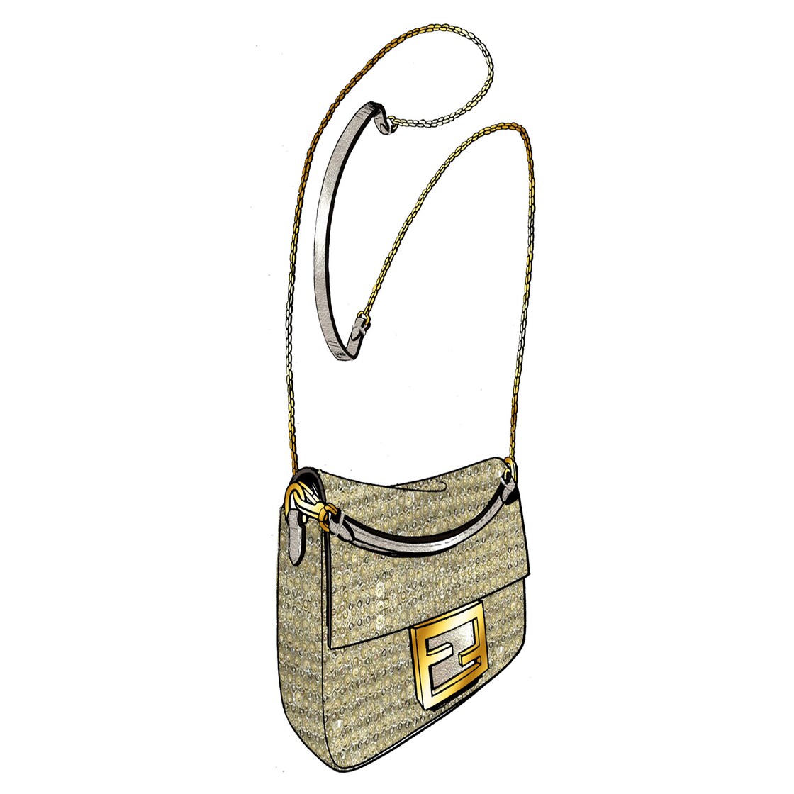 حقيبة ®Baguette ميني