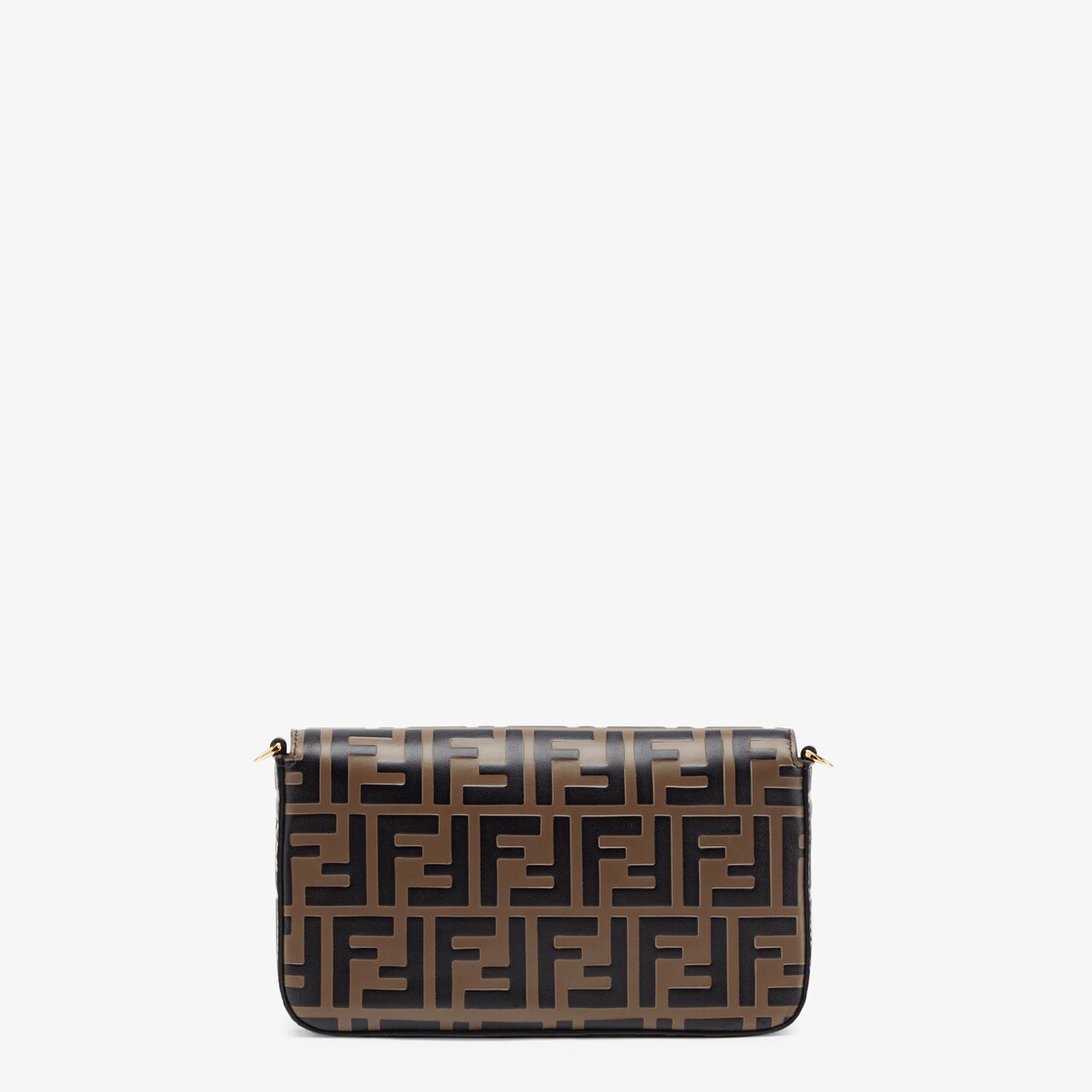 F is Fendi Wallet On Chain Brown leather wallet Fendi