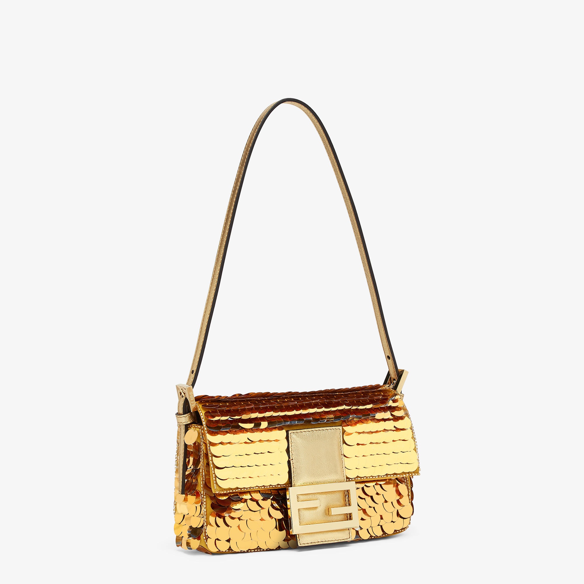 Fendi Baguette 1997 Bag Sequin Embellished Satin with 888891