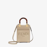 FENDI公式】サンシャイン ショッパー スモール ホワイトレザー ミニ FENDI公式】サンシャイン ショッパー スモール ホワイトレザー ミニ