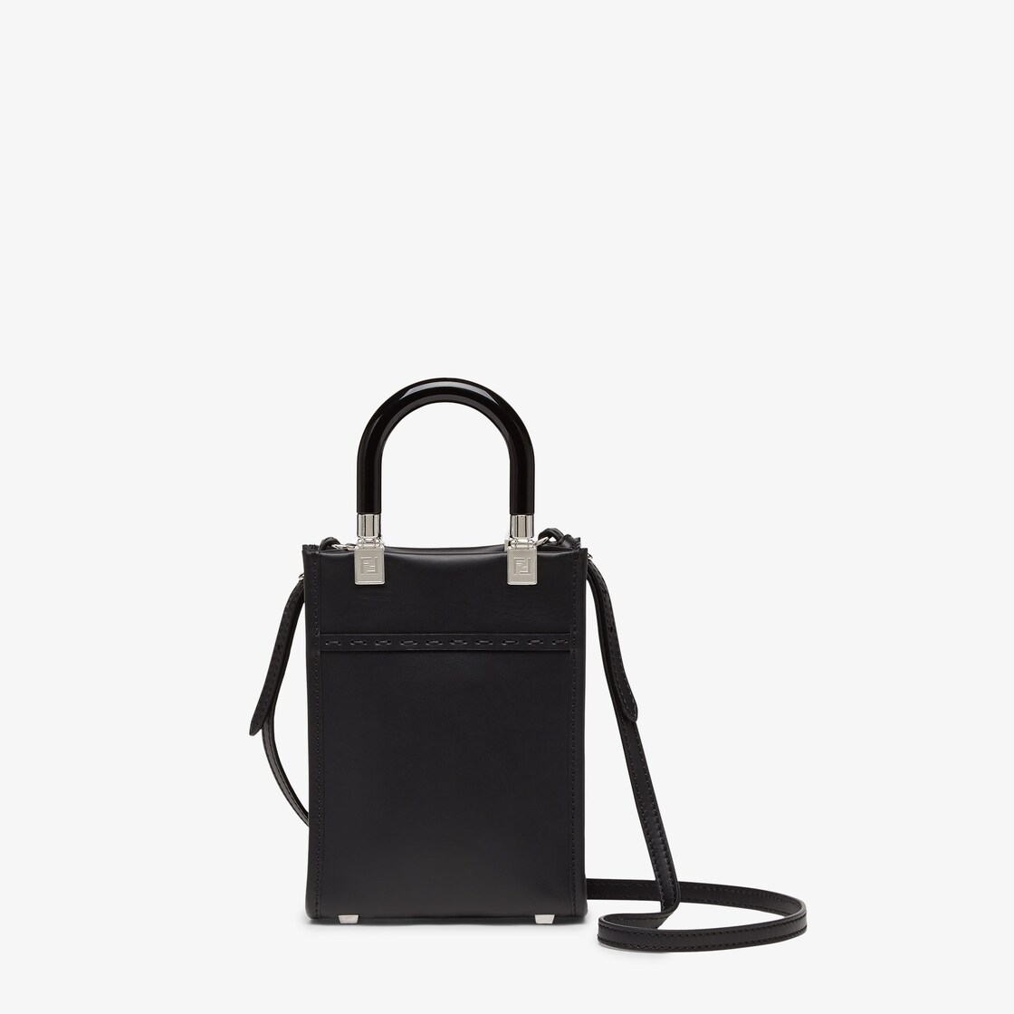 サンシャイン ショッパー ミニ - ブラックレザー ミニバッグ | Fendi