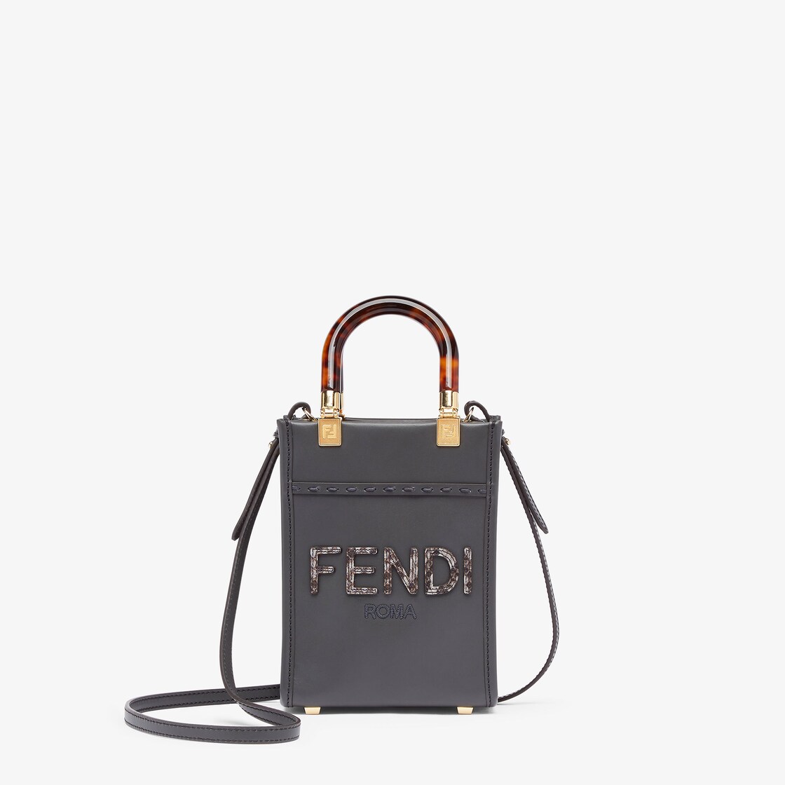 Bolsa Fendi FF Mini Sunshine Shopper Motif – Loja Must Have, fendi