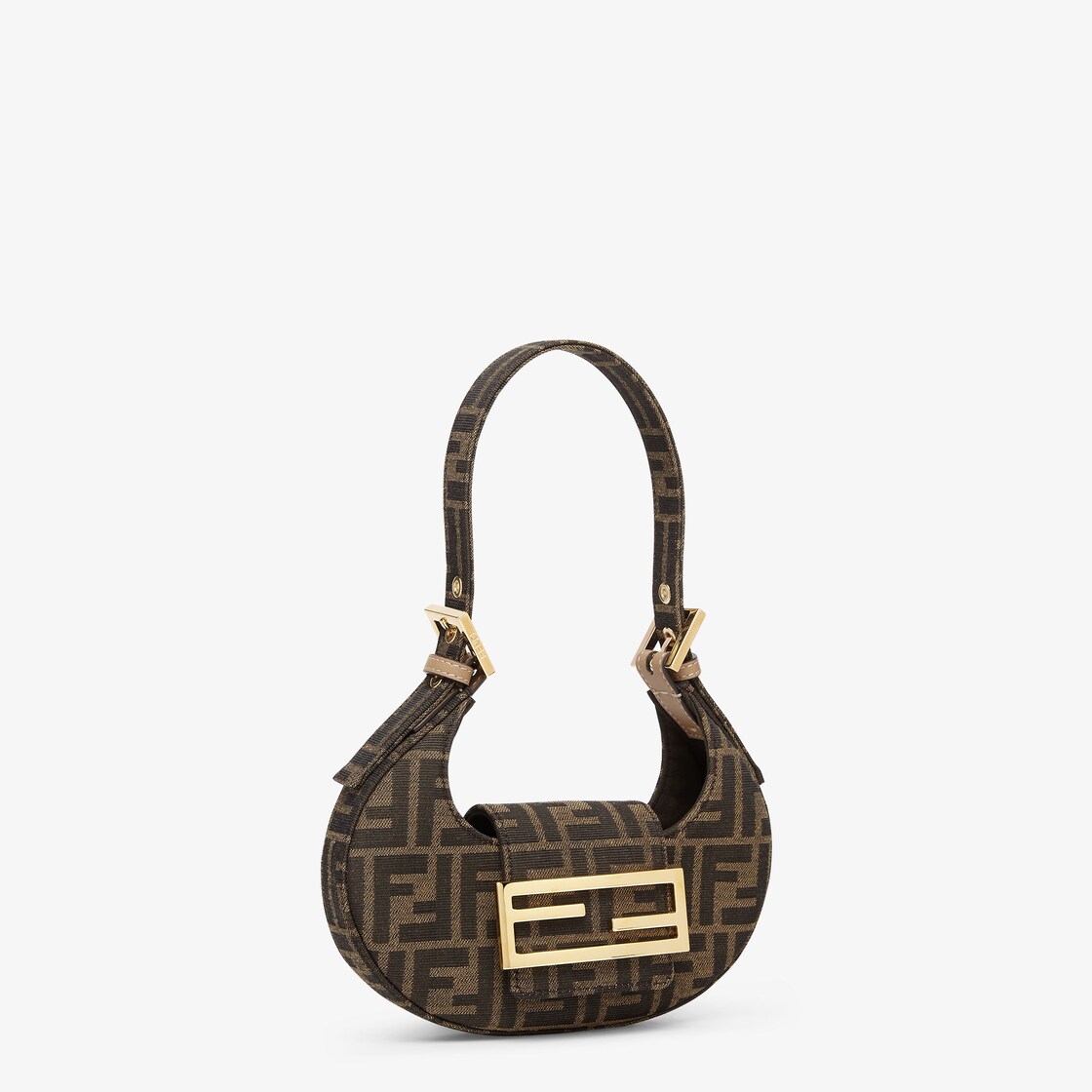 Fendi FF Black Fabric Travel Bag (Clutch Bags,Box)