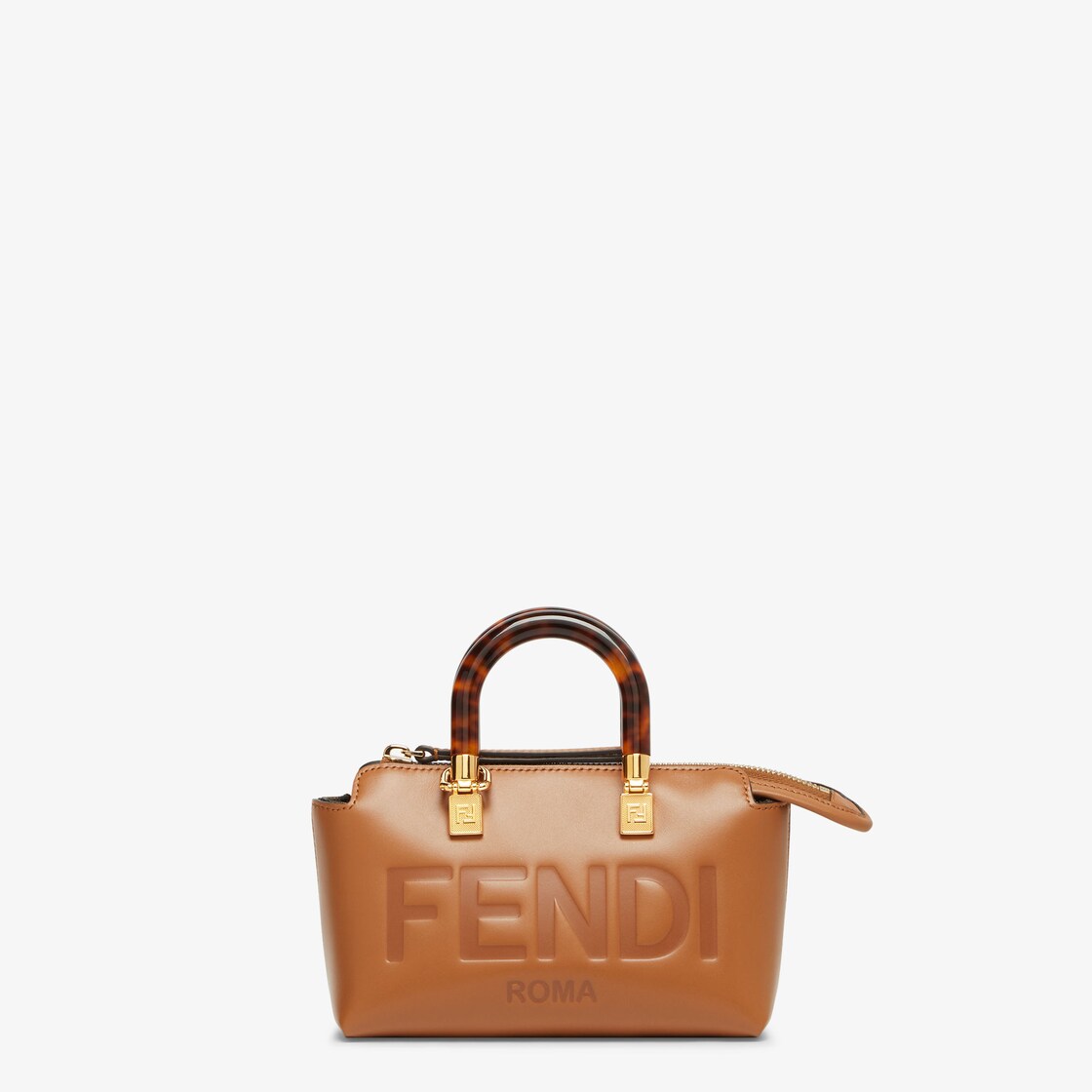 By The Way Mini - Small brown leather Boston bag | Fendi