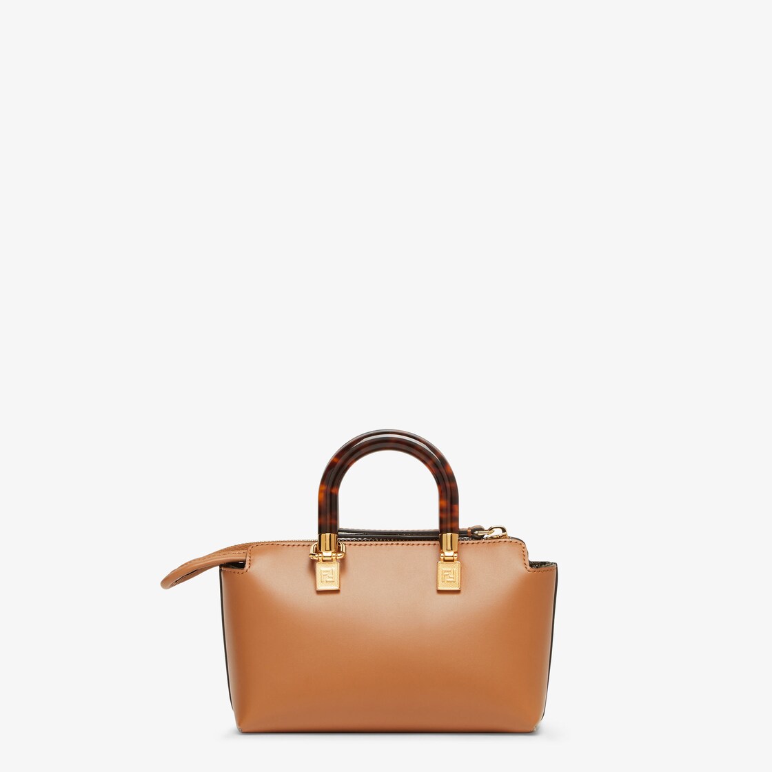 By The Way Mini Small brown leather Boston bag Fendi