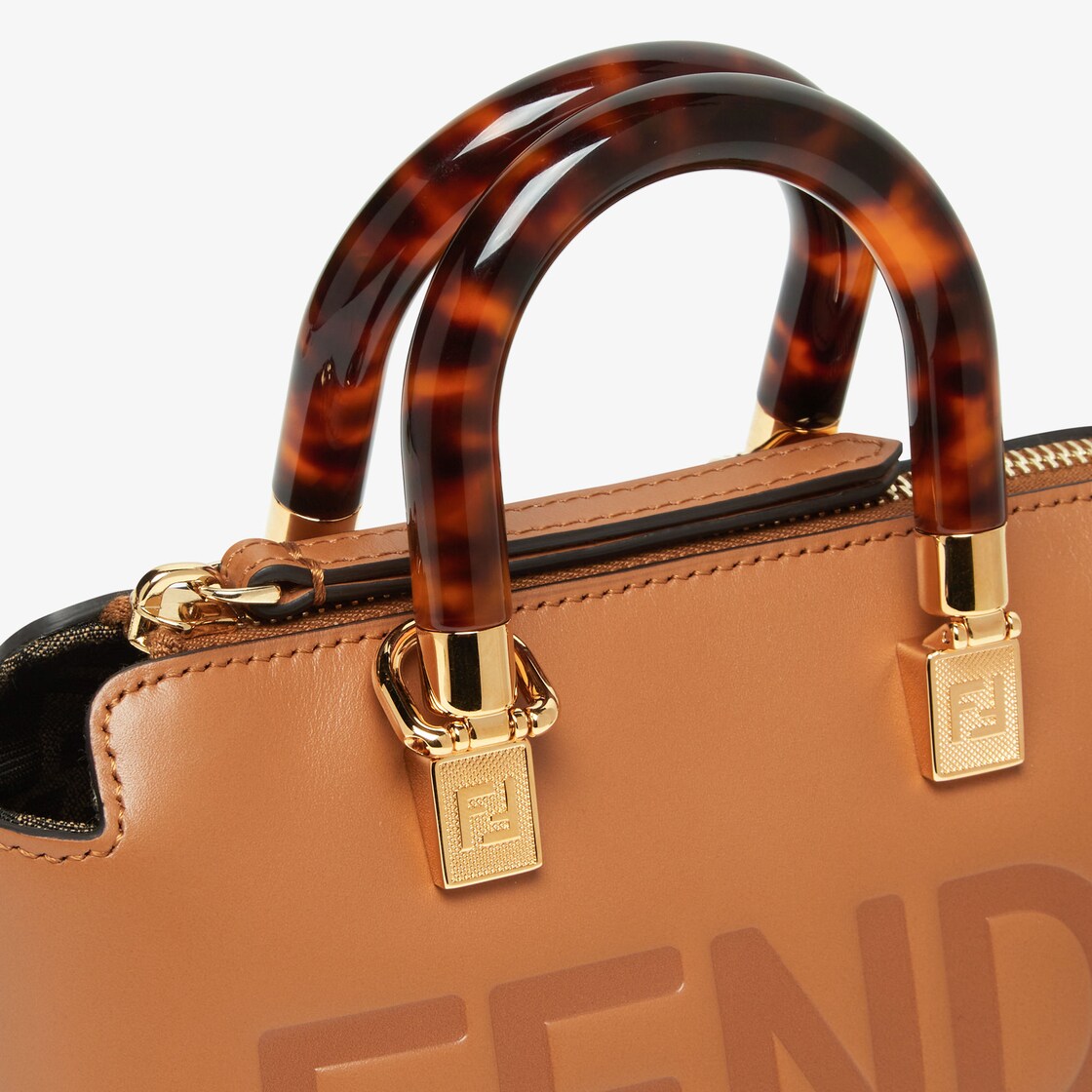 FENDI: By The Way bag in leather - White  Fendi mini bag 8BS067ABVL online  at