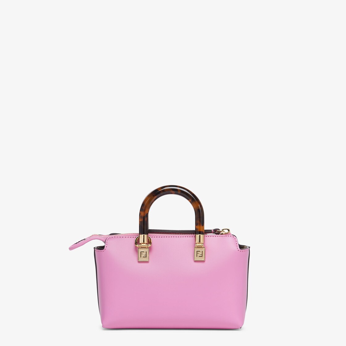 By The Way Mini - Pink leather small Boston bag