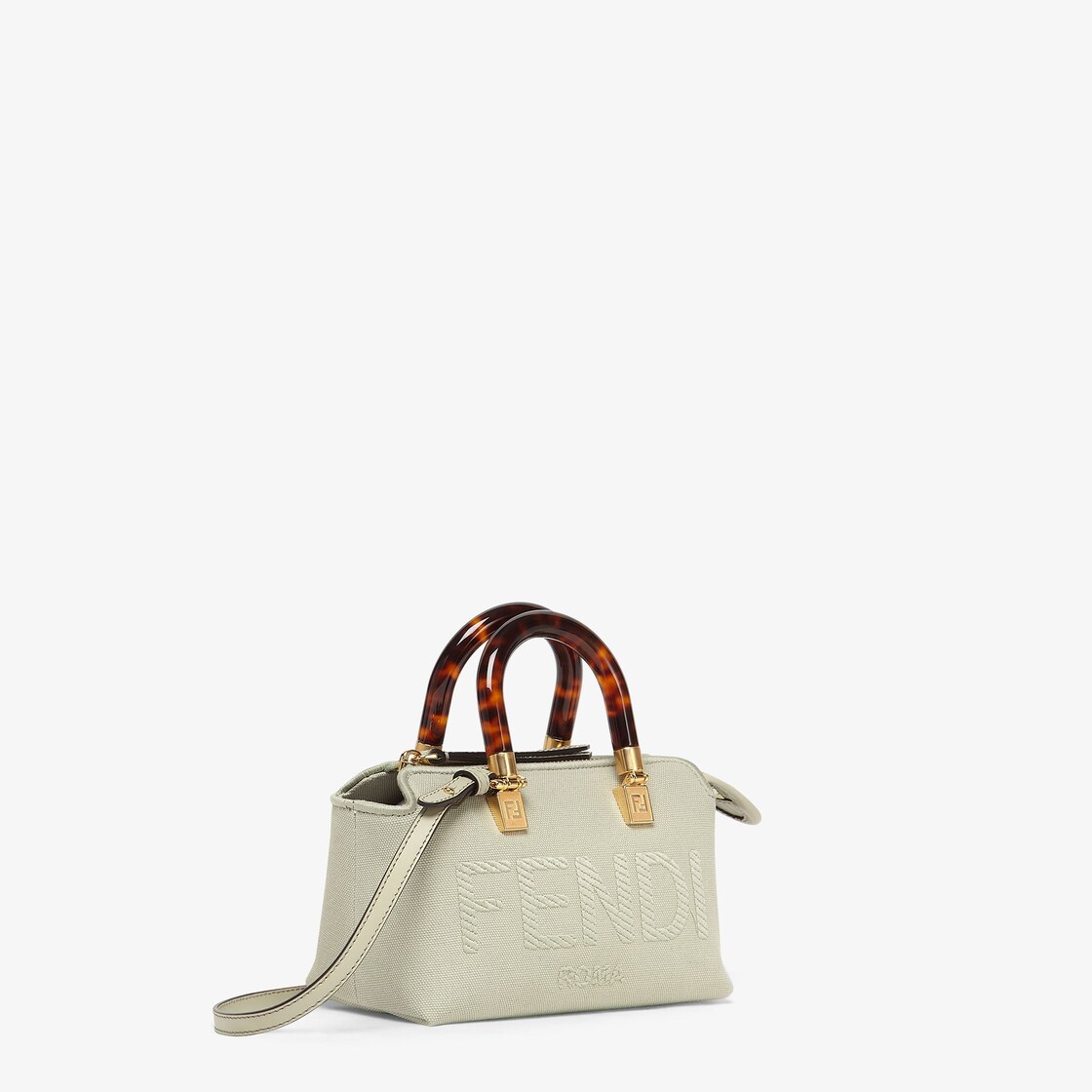 Fendi By The Way Mini Boston Bag in Green