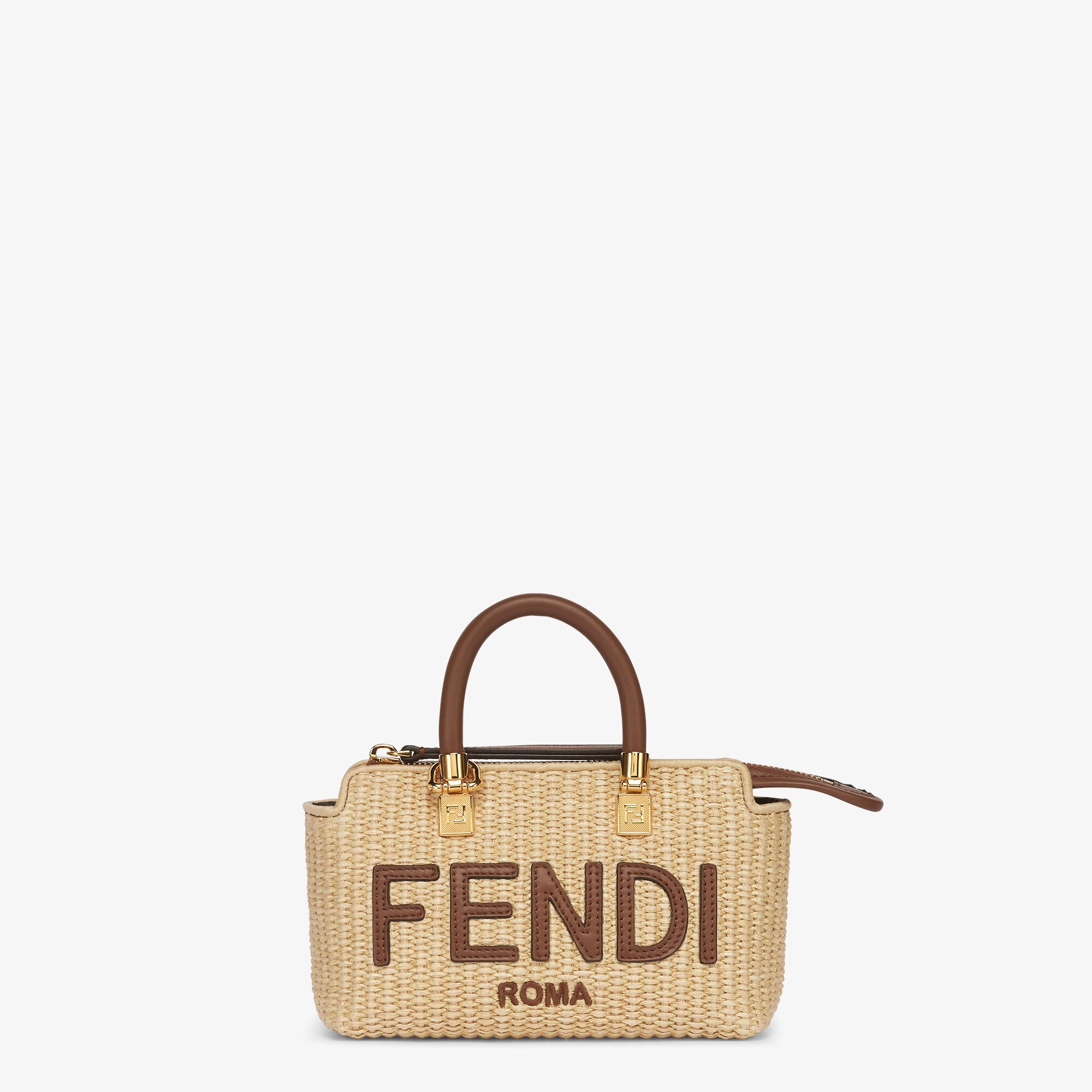 By The Way Mini - Beige cotton fibre mini-bag | Fendi