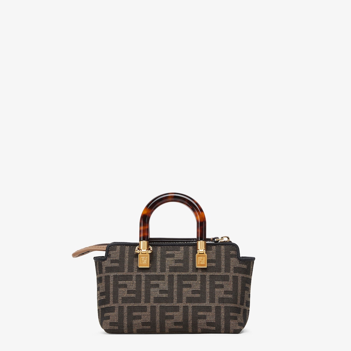 By The Way Mini Fabric Brown | Fendi By The Way Mini Fabric Brown | Fendi