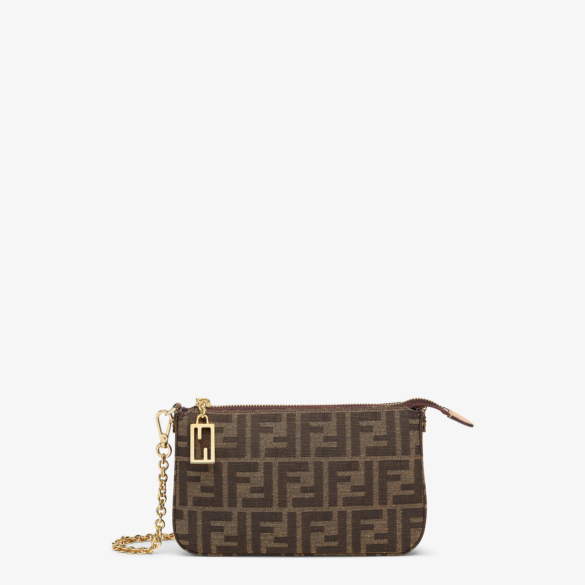 Fendi Baguette Pouch - Brown