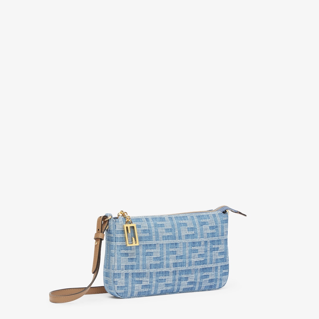 Baguette Pouch Denim Light blue - Image 3/6