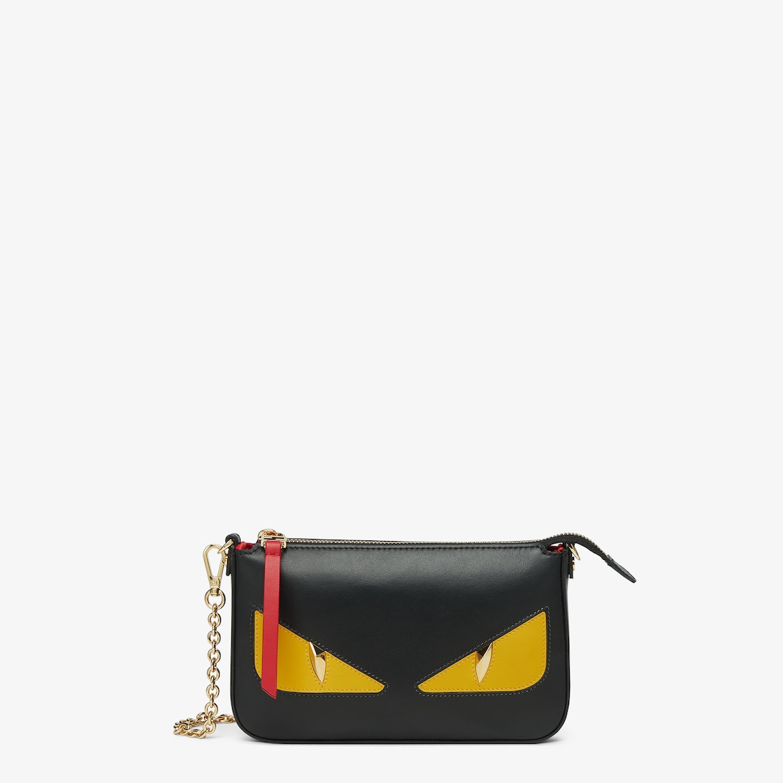 バゲット スリム クラッチ レザー ブラック | Fendi バゲット スリム クラッチ レザー ブラック | Fendi