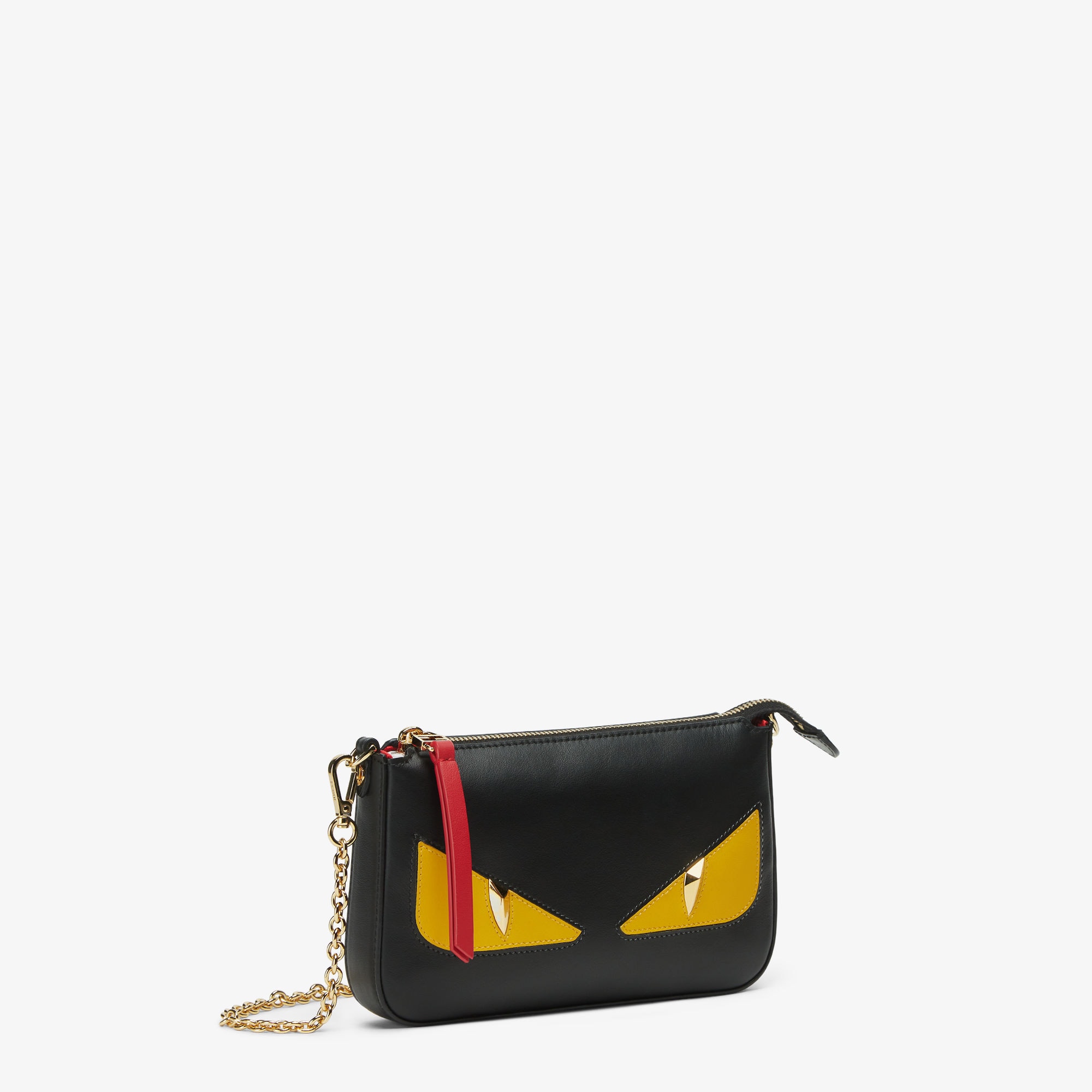 バゲット スリム クラッチ レザー ブラック | Fendi バゲット スリム クラッチ レザー ブラック | Fendi