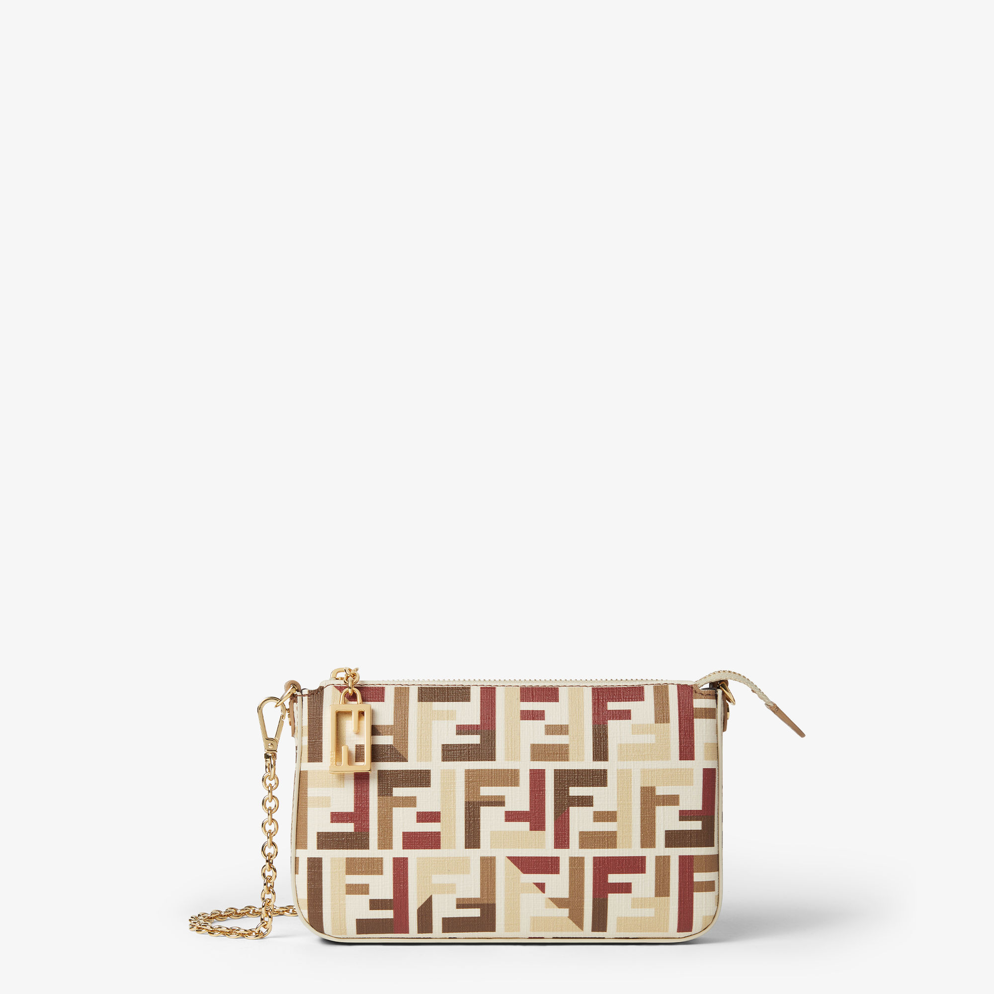 【関税&送料込】Fendi Baguette Pouch Tessuto Ff Pu Baguette Pouch Fabric Multicolour | Fendi