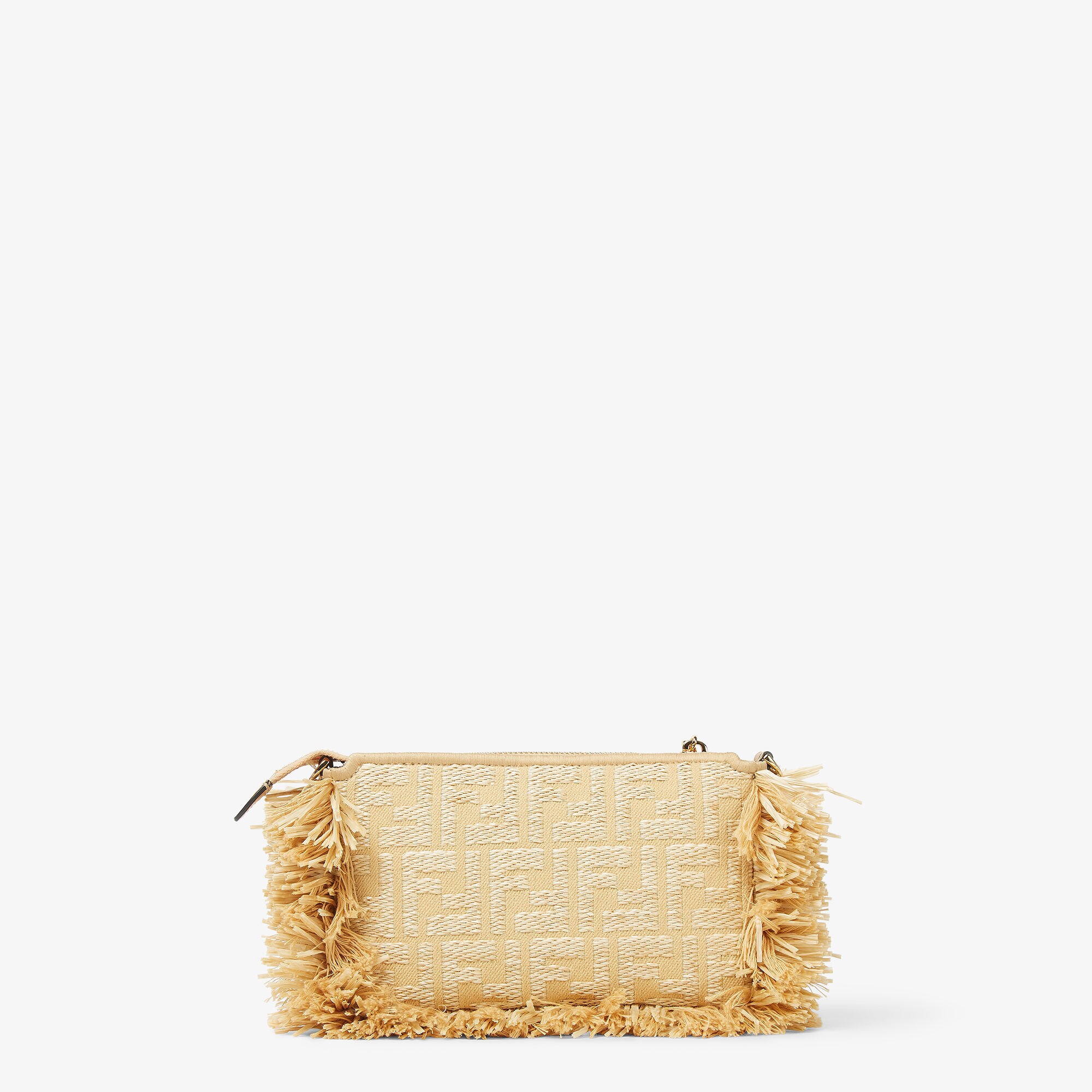 バゲット スリム クラッチ ファブリック ベージュ | Fendi