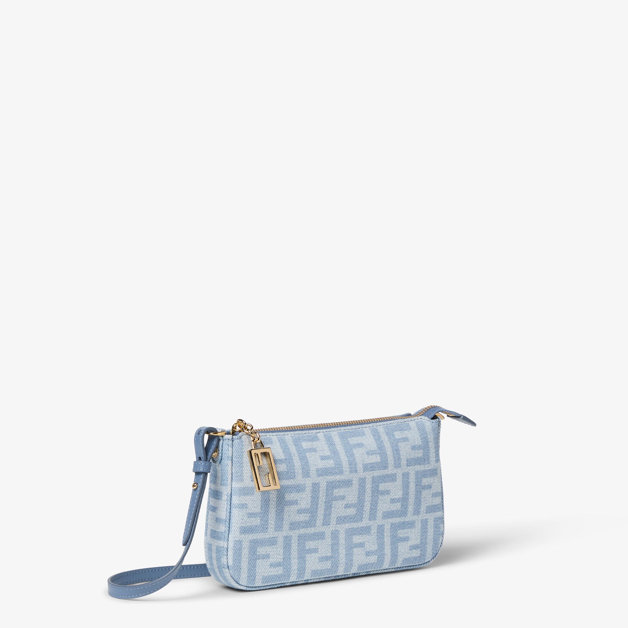 バゲット スリム クラッチ - ライトブルー | FENDI JP
