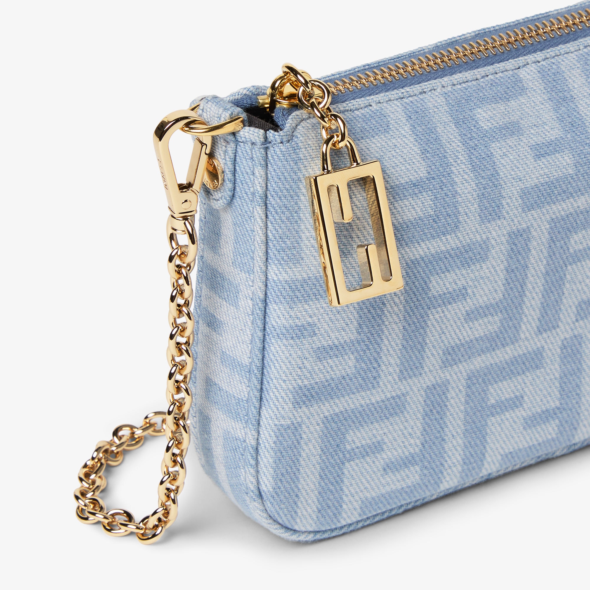 Baguette Pouch - Light blue | FENDI US