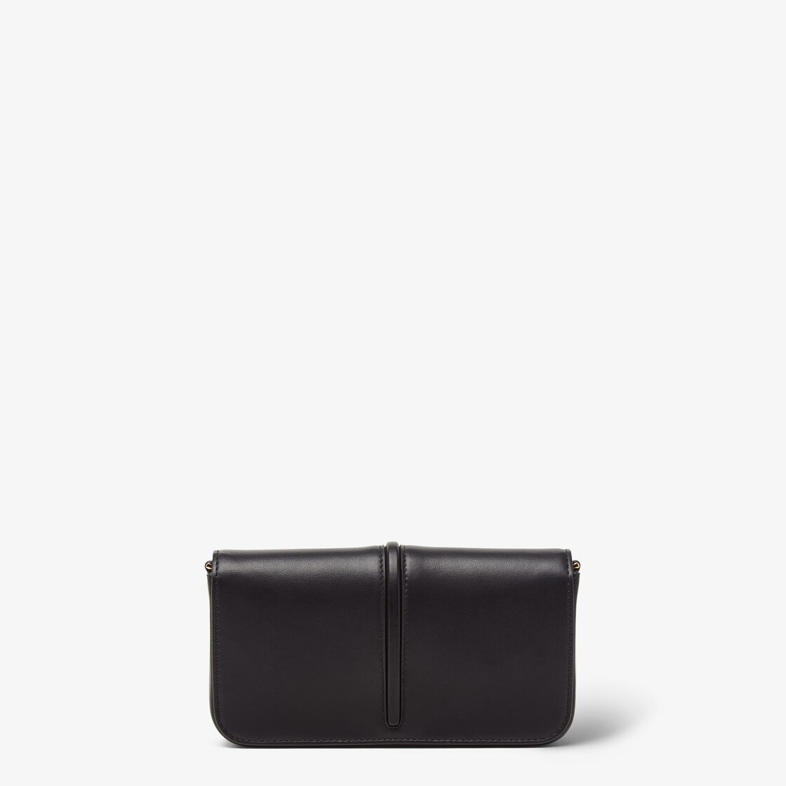 Fendigraphy Wallet On Chain - Black leather wallet | Fendi