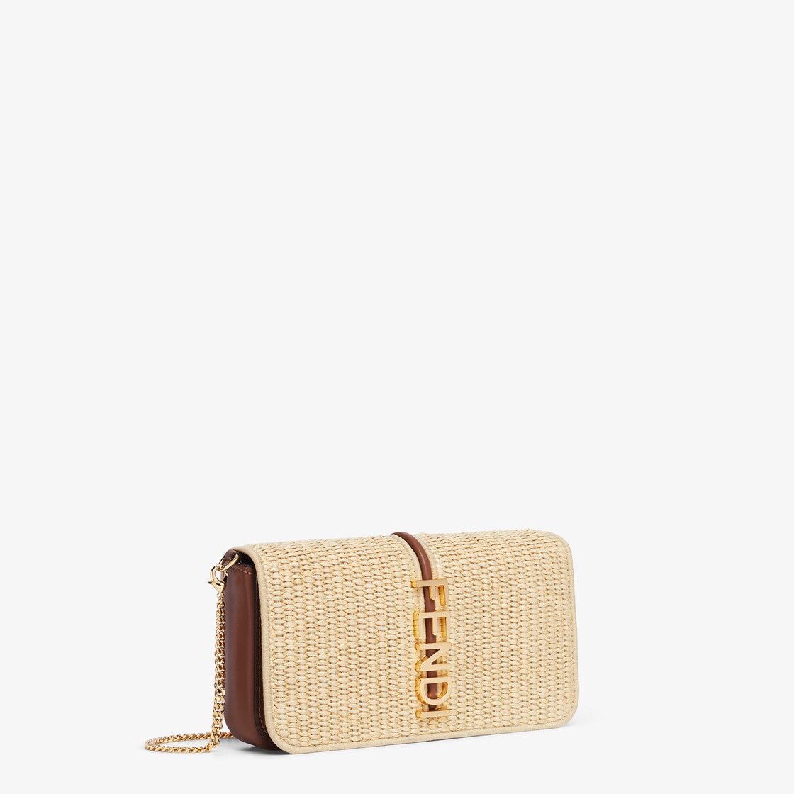 Fendigraphy Wallet On Chain Cotton Beige - Image 4/6