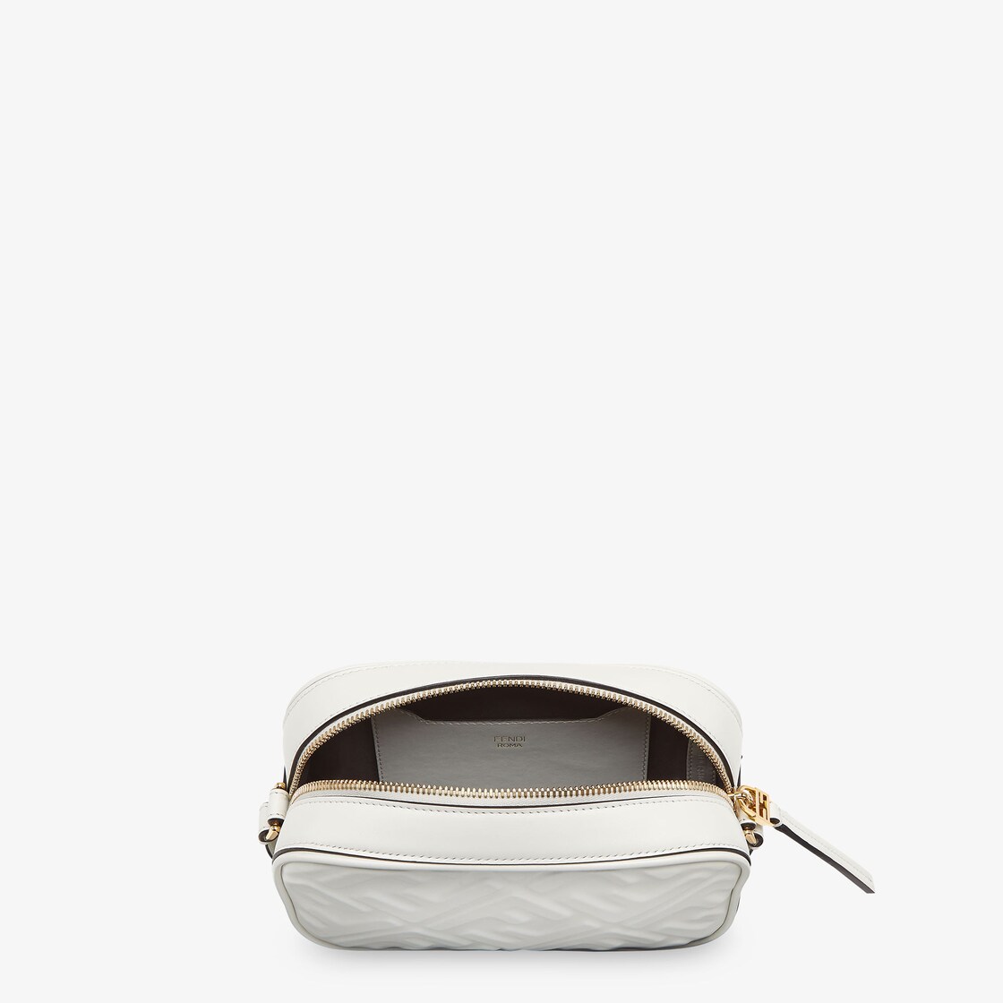 Fendi | Embossed Leather Camera Bag | White Tu