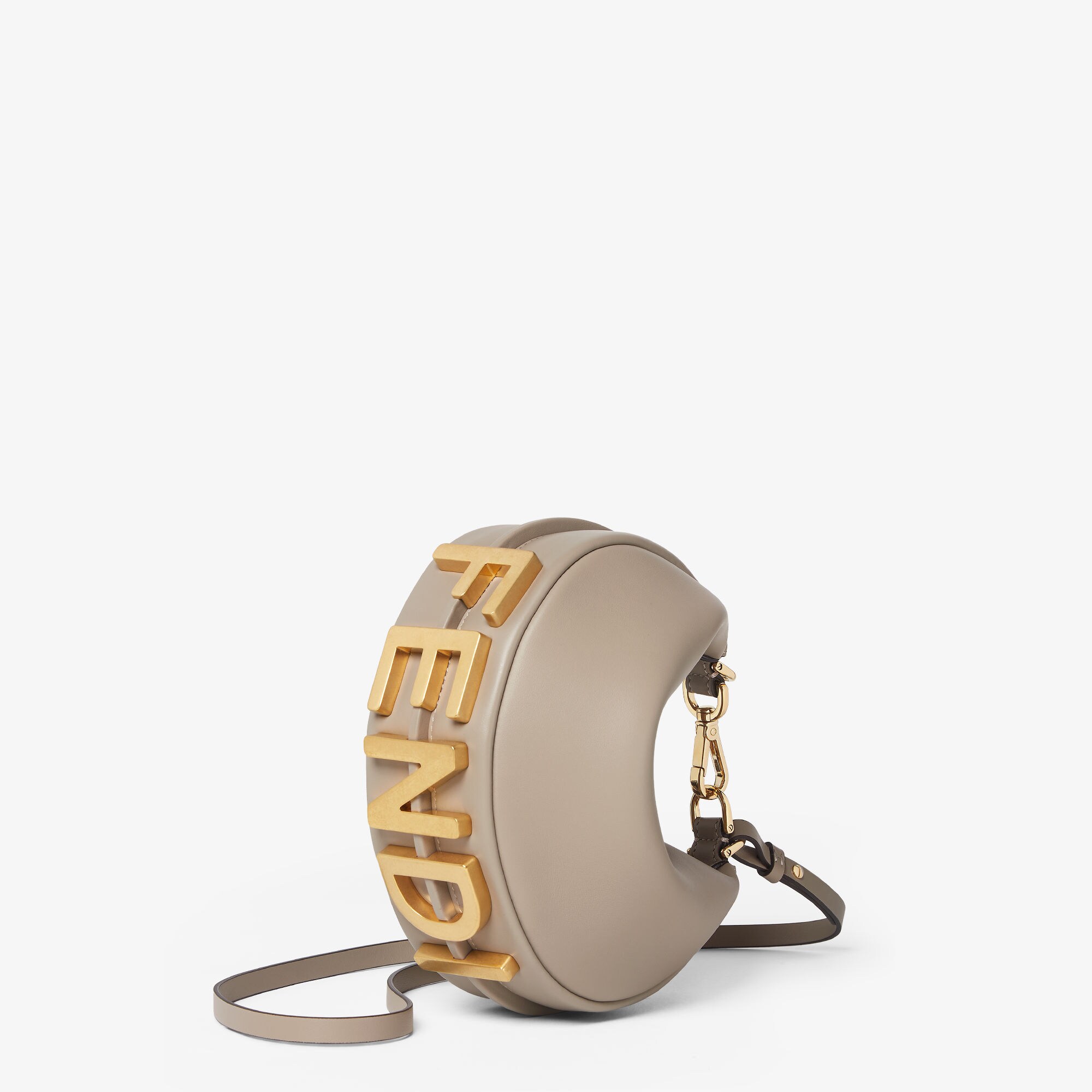 FENDI 'Fendigraphy Mini' フェンディグラフィミニハンドバッグ Fendigraphy Mini Leather Black | Fendi