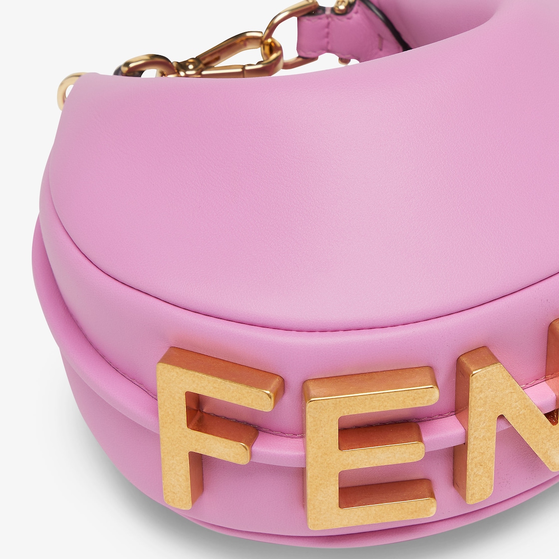 Fendigraphy Mini - Pink leather mini-bag | Fendi