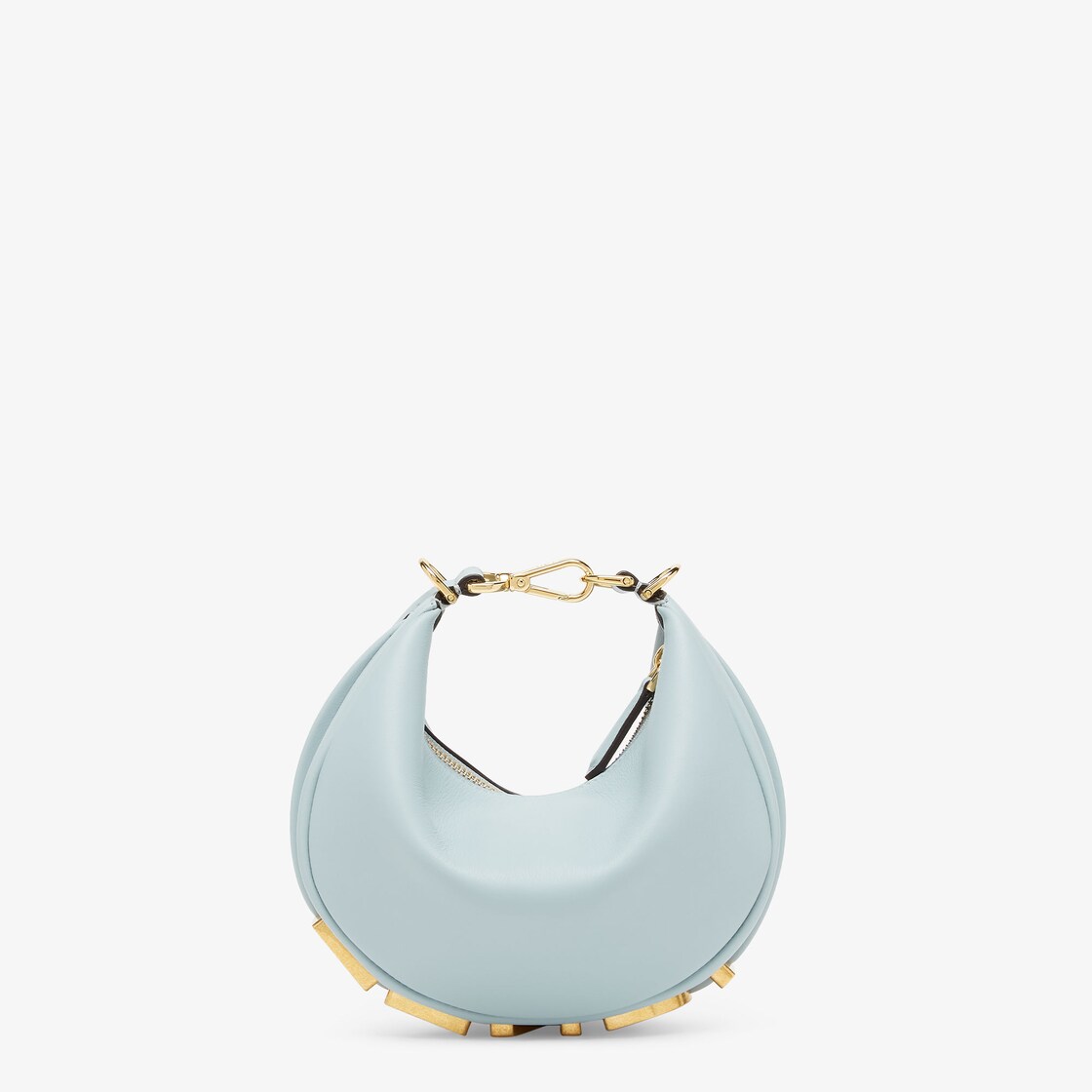 Fendigraphy Mini Light blue leather mini bag Fendi