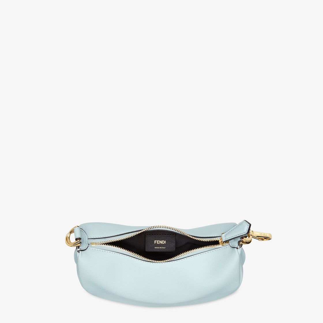 Fendigraphy Mini - Light blue leather mini bag | Fendi