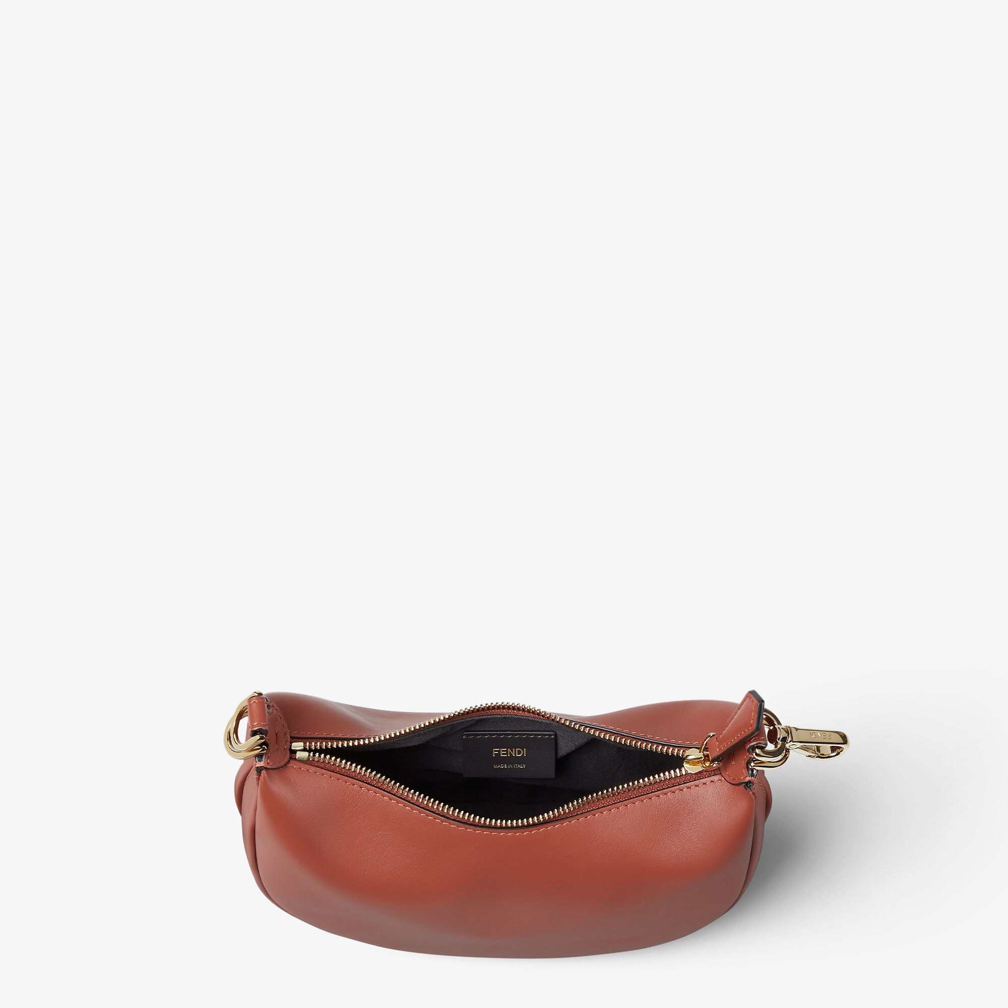 Fendigraphy Mini Leather Brown | Fendi