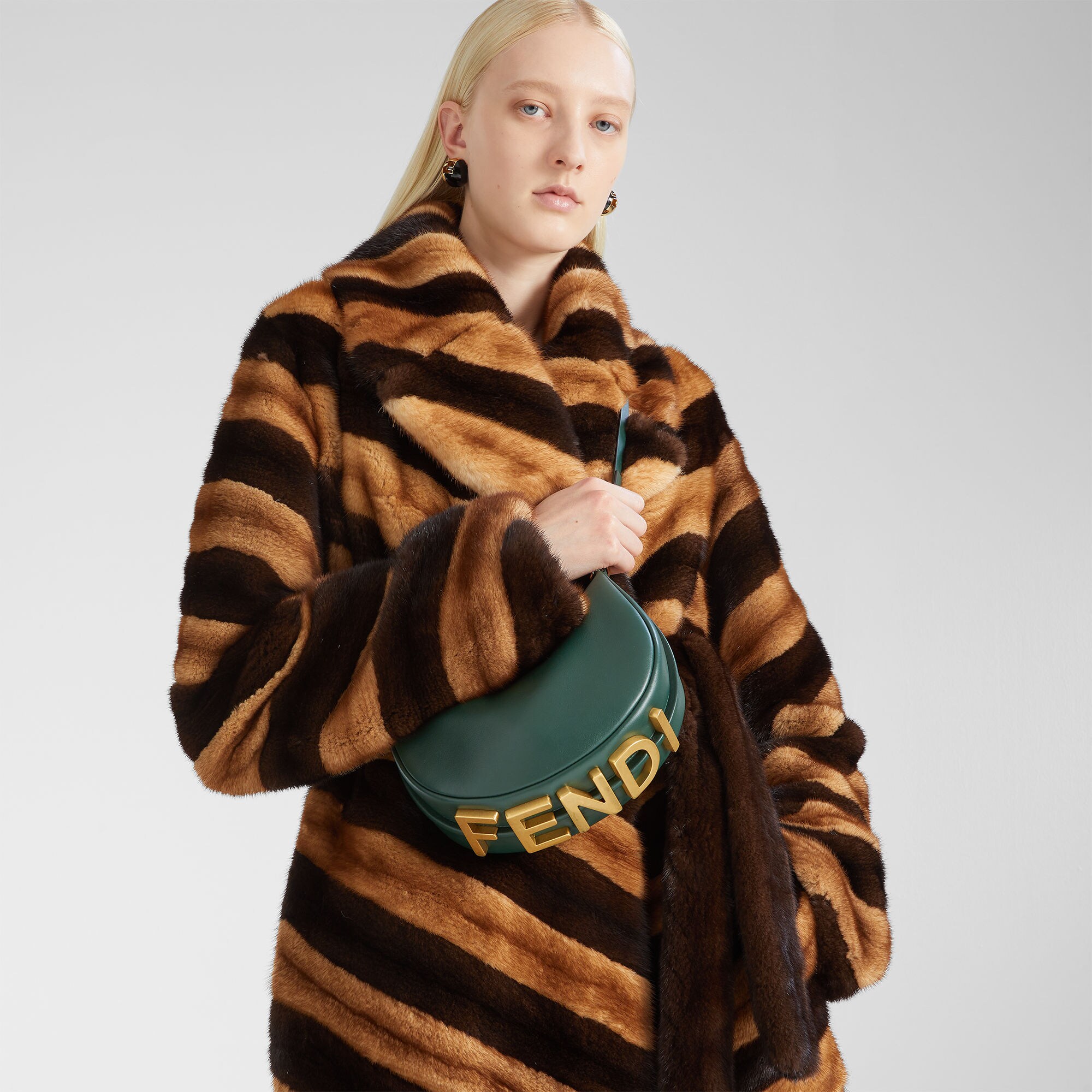 Fendigraphy Mini Leather Green | Fendi