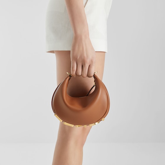 Fendi Mini Fendigraphy hobo bag with a contemporary look and bold | Thumbnail 2