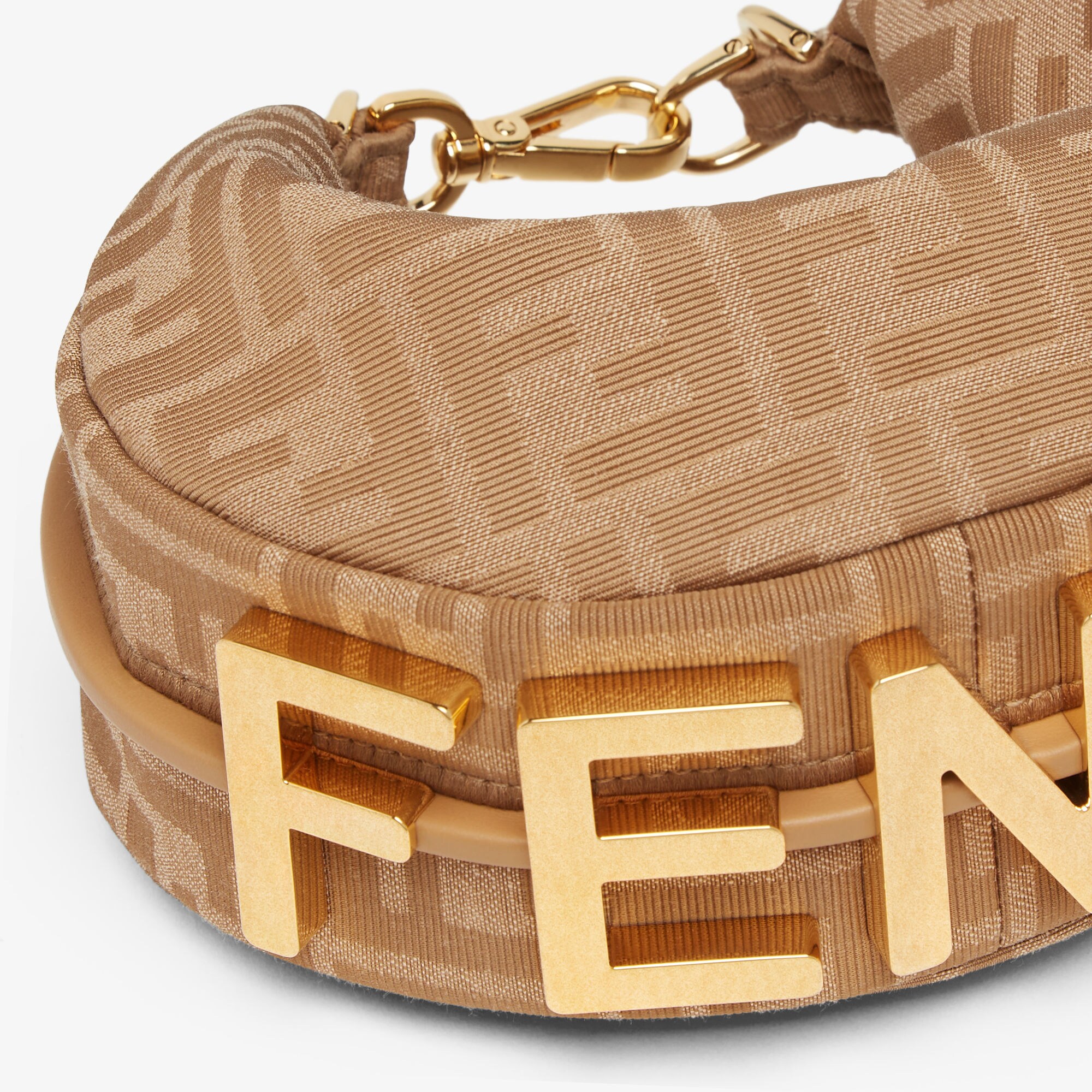 Fendigraphy Mini Fabric Beige | Fendi