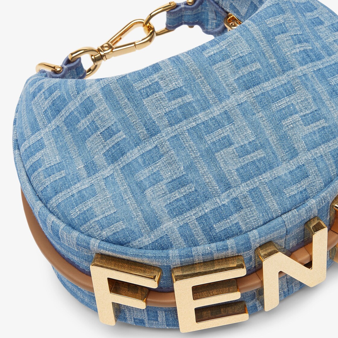 Fendigraphy Mini Denim Light blue - Image 4/4