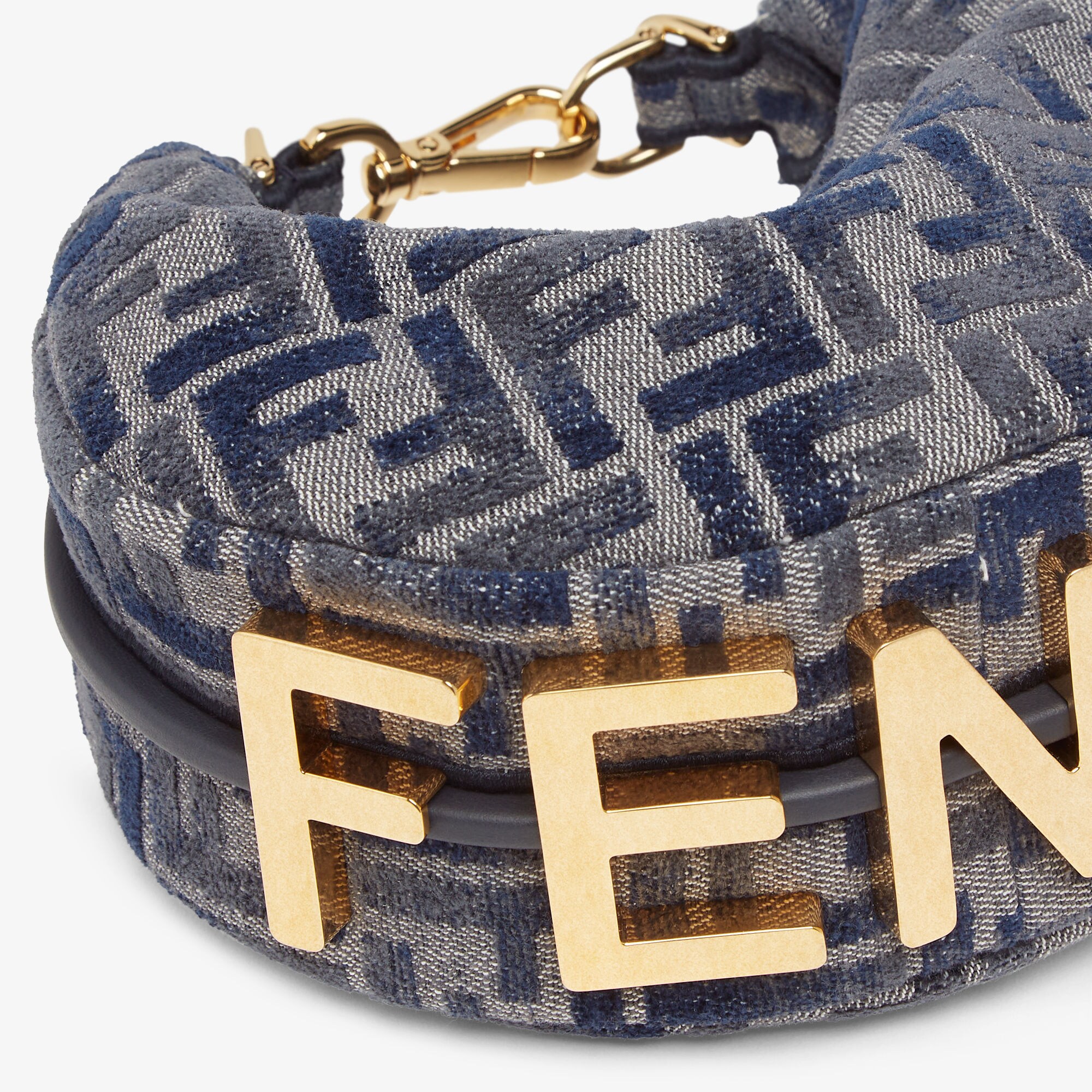 【関税＆送料込み】Fendi Mini Graph Ff Bags Fendigraphy Mini Fabric Blue | Fendi