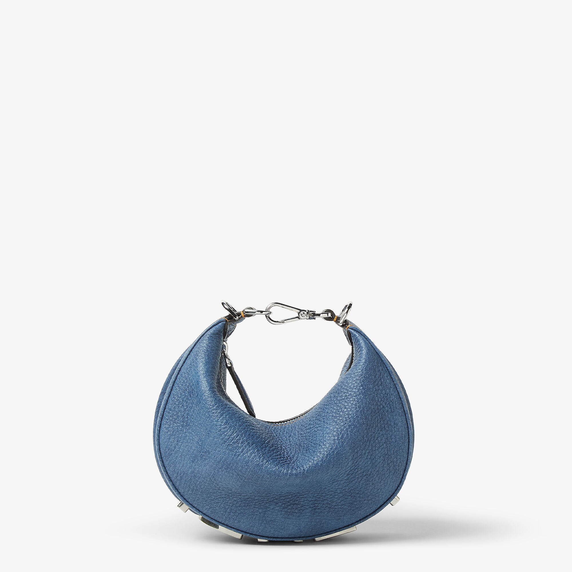 Fendigraphy Mini Cuoio Romano leather Blue | Fendi