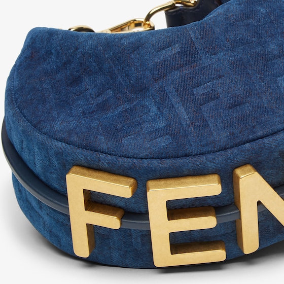 Fendi Mini Fendigraphy hobo bag with a contemporary look and bold | Thumbnail 5