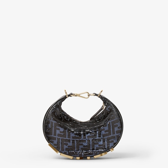 Fendi Mini Fendigraphy hobo bag with a contemporary look and bold
