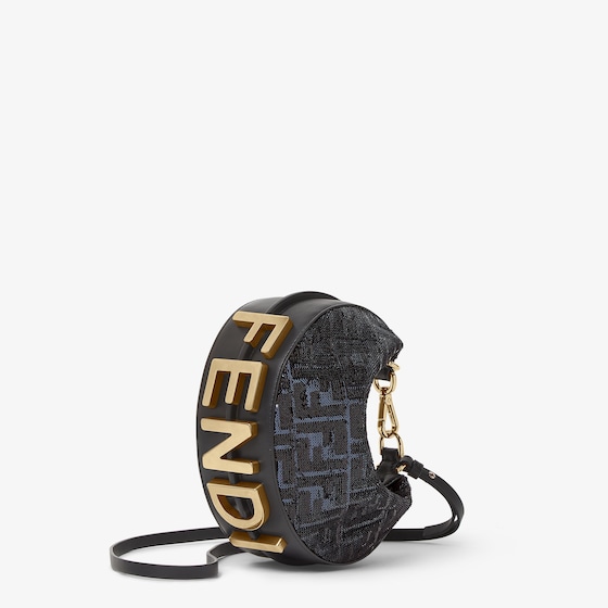 Fendi Mini Fendigraphy hobo bag with a contemporary look and bold | Thumbnail 3