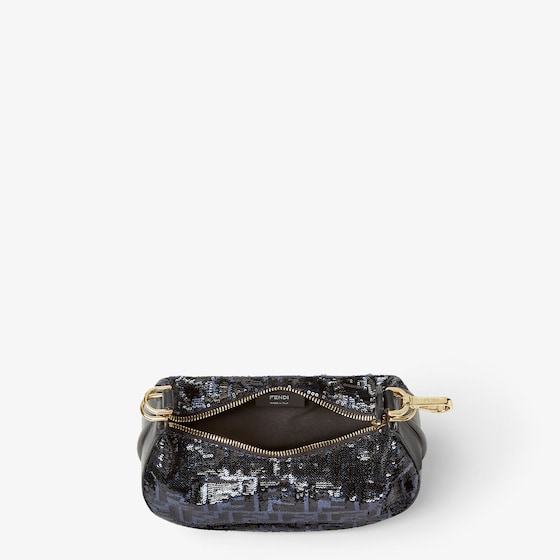 Fendi Mini Fendigraphy hobo bag with a contemporary look and bold | Thumbnail 4