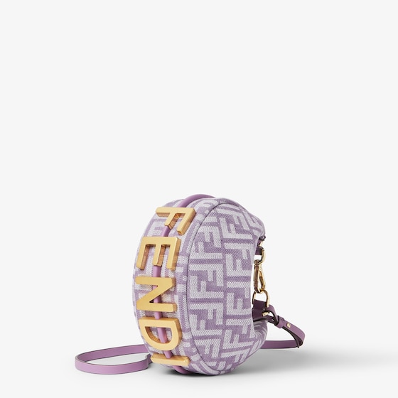 Fendi Mini Fendigraphy hobo bag with a contemporary look and bold | Thumbnail 2