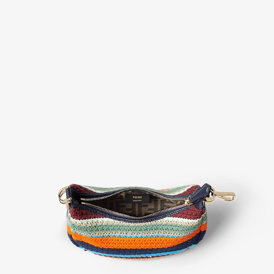 Fendi Mini Fendigraphy hobo bag with a contemporary look and bold | Thumbnail 4