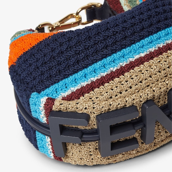 Fendi Mini Fendigraphy hobo bag with a contemporary look and bold | Thumbnail 5