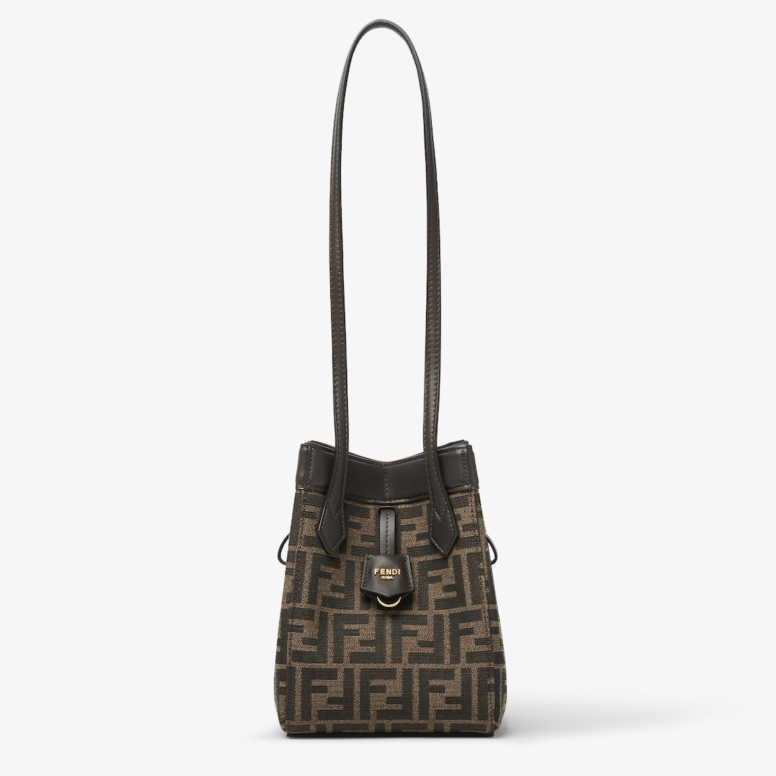 Fendi Origami Mini Fabric Brown - Image 1/7