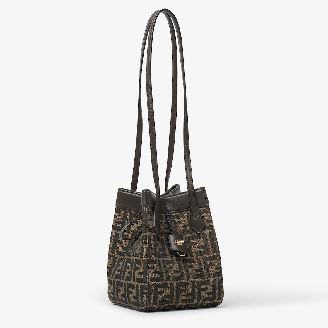 Fendi Origami Mini Fabric Brown - Image 2/7