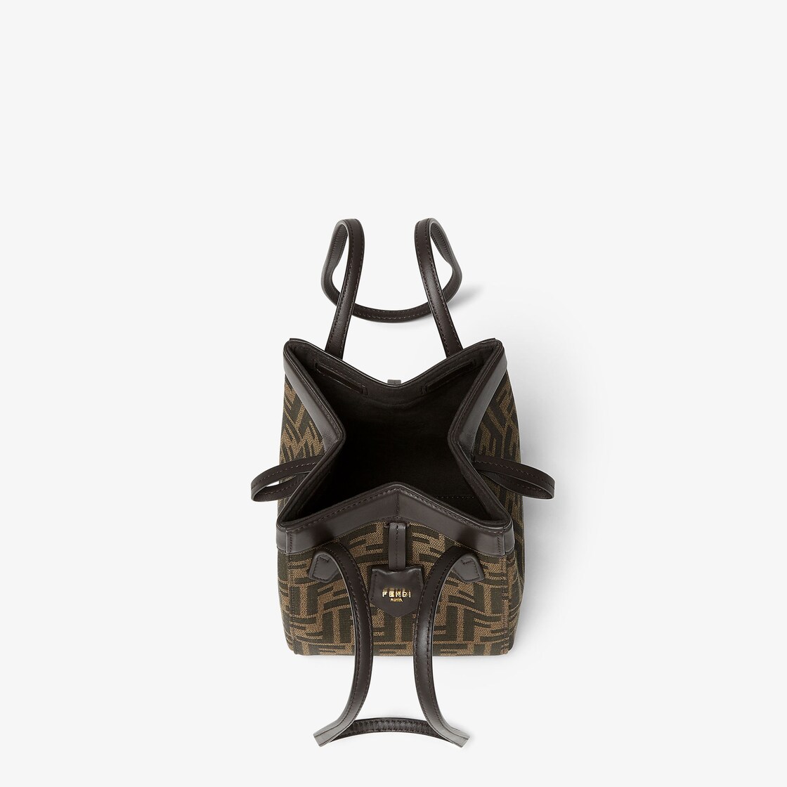 Fendi Origami Mini Fabric Brown - Image 3/7